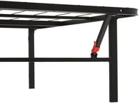 Sklopivi okvir kreveta s platformom Amazon Basics, montaža bez alata, prostor za pohranu ispod kreveta, crni, 90 x 200 x 35,5 cm 6