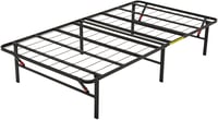 Sklopivi okvir kreveta s platformom Amazon Basics, montaža bez alata, prostor za pohranu ispod kreveta, crni, 90 x 200 x 35,5 cm 1