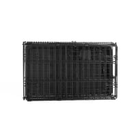 Skladacia kovová drôtená klietka pre psov Amazon Basics s jednými dvierkami a podnosom, čierna, 56 x 33 x 41 cm 5