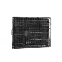 Skladacia kovová klietka pre psov Amazon Basics s dvojitými dverami a podnosom, 61 x 46 x 51 cm, čierna 5