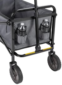 Skladací záhradný vozík Amazon Basics s ochranným krytom, sivý, 70,1 x 103,9 x 50,8 cm, nosnosť 120 kg 3