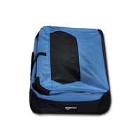 Geantă de transport pliabilă pentru animale de companie Amazon Basics – 66 cm, albastru – Pentru pisici și câini 4