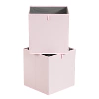 Skladací látkový úložný box Amazon Basics, 6 ks, pivóniová ružová, 33 x 38 x 33 cm 2