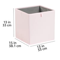 Skladací látkový úložný box Amazon Basics, 6 ks, pivóniová ružová, 33 x 38 x 33 cm 5