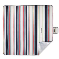 Pătură de picnic Amazon Basics cu bază impermeabilă, dungi marine, 200 x 200 cm, pătură de camping 3
