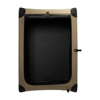 Mäkká skladacia klietka pre psov Amazon Basics, 91 x 61 x 61 cm, svetlohnedá, pre veľké psy 3
