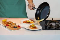 Amazon Basics rozsdamentes acél tapadásmentes serpenyő 20 cm indukciós - 20 cm, Non-stick 7