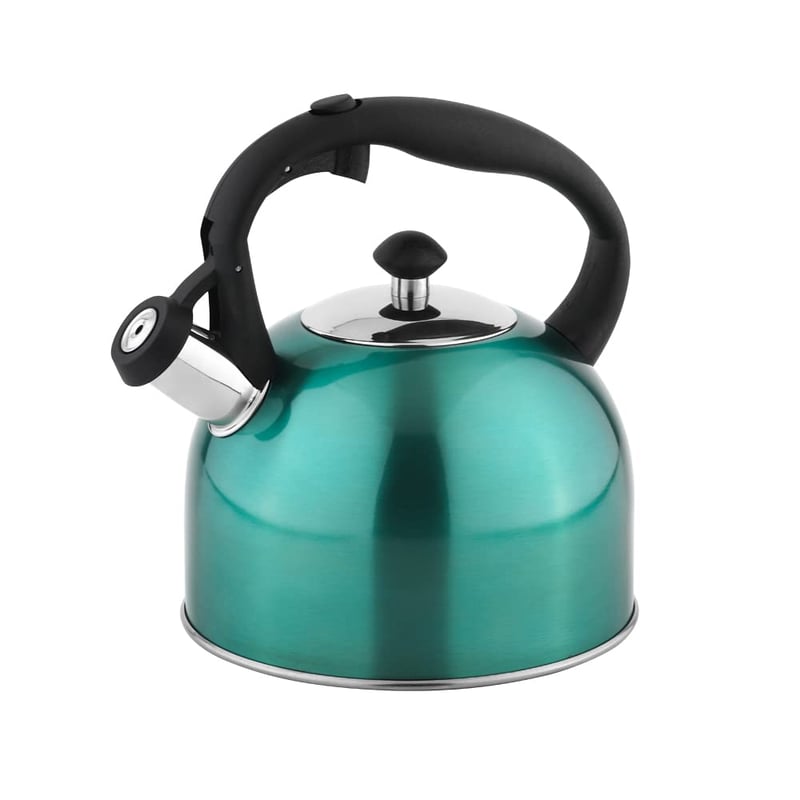 Amazon Basics čajnik od nehrđajućeg čelika 2,3 litre, tirkizno plavo kuhalo za vodu