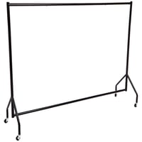 Amazon Basics stojan na šaty 182 x 152 cm čierny, vešiakový stojan, organizér do šatníka 1