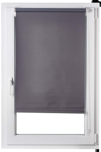 Zatemňovacia roleta Amazon Basics, UV ochrana, tepelná izolácia, s možnosťou skrátenia, roleta na okno bez vŕtania, 86 x 150 cm, tmavosivá 2