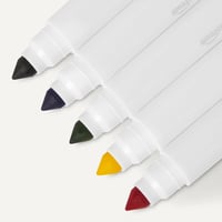 Markere lavabile cu vârf lat Amazon Basics pentru copii, set de 40 bucăți, multicolore, cu prindere confortabilă 3