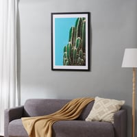 Ramă foto și pentru postere Amazon Basics, dreptunghiulară, din lemn, neagră, 61x91 cm, cu agățătoare de perete 6