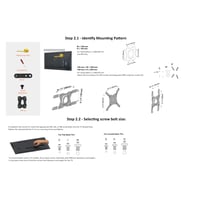 Suport de perete TV cu mișcare completă Amazon Basics pentru televizoare și monitoare plate și curbate de 12-40 inchi, max. 36 kg, VESA 200x200 mm, negru 8