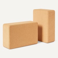 Prírodná korková podložka na jogu Amazon Basics, 23x15x8 cm – 2 ks 5
