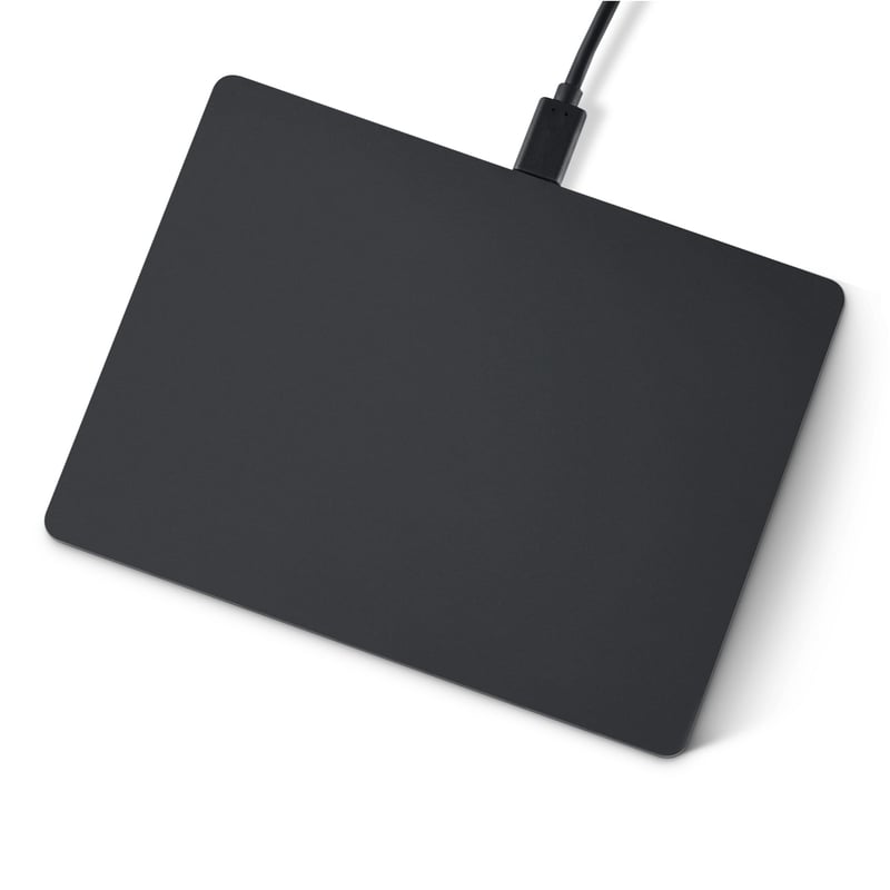Touchpad Amazon Basics cu gesturi multi-point, cu fir USB-C pentru PC Windows, 16,2 cm, cablu 1,8 m, negru