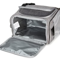 Amazon Basics opakovane použiteľná izolovaná chladiaca taška, kapacita 50 plechoviek, sivá, 8,52 litra, vodoodolná, ľahká 6
