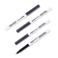 Markere cu cerneală permanentă Amazon Basics, vârf ultra-subțire, negru, set de 12 bucăți 3