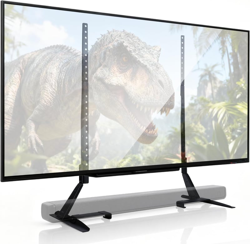 Amazon Basics Univerzális TV Állvány 22-77" LCD LED Plasma Tévéhez Hangszóró Kompatibilis