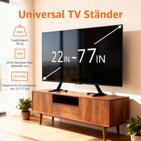 Amazon Basics Univerzális TV Állvány 22-77" LCD LED Plasma Tévéhez Hangszóró Kompatibilis 2