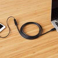Amazon Basics USB 3.0 A-A hosszabbító kábel 3m fekete, PC kompatibilis - 3 M, Single 6