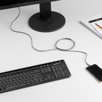 Cablu de încărcare iPhone Amazon Basics USB-A la Lightning, împletit cu nailon dublu, certificat MFi, gri închis, 1,8 m 8