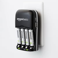 Amazon Basics Ni-MH AA/AAA akkumulátortöltő USB töltőporttal - fekete 6