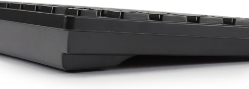Amazon Basics USB Billentyűzet Vékony Alap Fekete Spanyol Kiosztás
