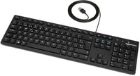 Amazon Basics USB Billentyűzet Vékony Alap Fekete Spanyol Kiosztás 1