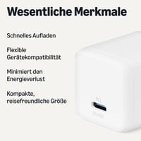 Rýchlonabíjačka Amazon Basics USB-C Nano GaN 20W PD 3.1 biela – 1-portová nástenná nabíjačka pre telefóny a tablety 2
