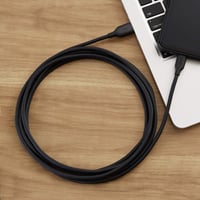 Cablu de încărcare rapidă Amazon Basics USB-C la USB-A 2.0, 480 Mbps, certificat USB-IF, compatibil cu iPhone 16/15, iPad, Samsung Galaxy, laptop, 3 m, negru 5