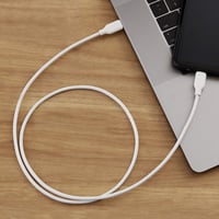Cablu de încărcare rapidă Amazon Basics USB-C la USB-C 2.0, 480 Mbps, certificat USB-IF, pentru iPhone 16/15, iPad, Samsung Galaxy, 0,9 m, alb 5