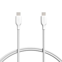 Cablu de încărcare rapidă Amazon Basics USB-C la USB-C 2.0, 480 Mbps, certificat USB-IF, pentru iPhone 16/15, iPad, Samsung Galaxy, 0,9 m, alb 1