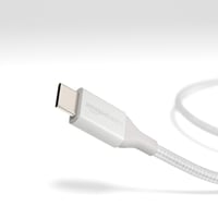 Cablu de încărcare rapidă Amazon Basics USB-C la USB-C 2.0, nailon împletit, 480 Mbps, certificat USB-IF, pentru iPhone 16/15, iPad, Samsung Galaxy, laptop, 3 m, argintiu 4