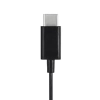 Káblové slúchadlá Amazon Basics USB-C s mikrofónom, čierne, štupľové slúchadlá 5