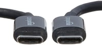 Amazon Basics USB-C – USB-C 2.0 gyorstöltő kábel - fekete - 1,8 m 2