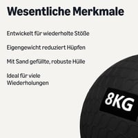 Amazon Basics Ütközésálló Medicinlabda Edzéshez - 8 kg 2