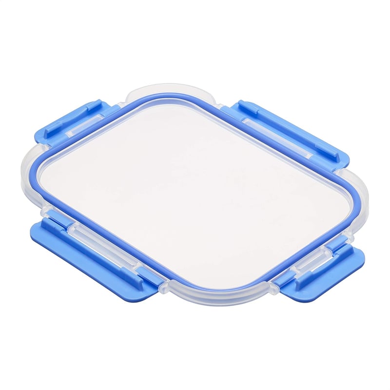 Amazon Basics Üveg Ételtárolóedény 14 Részes Szett Kék Silikongyűrűvel BPA-Mentes - 7-Container Set