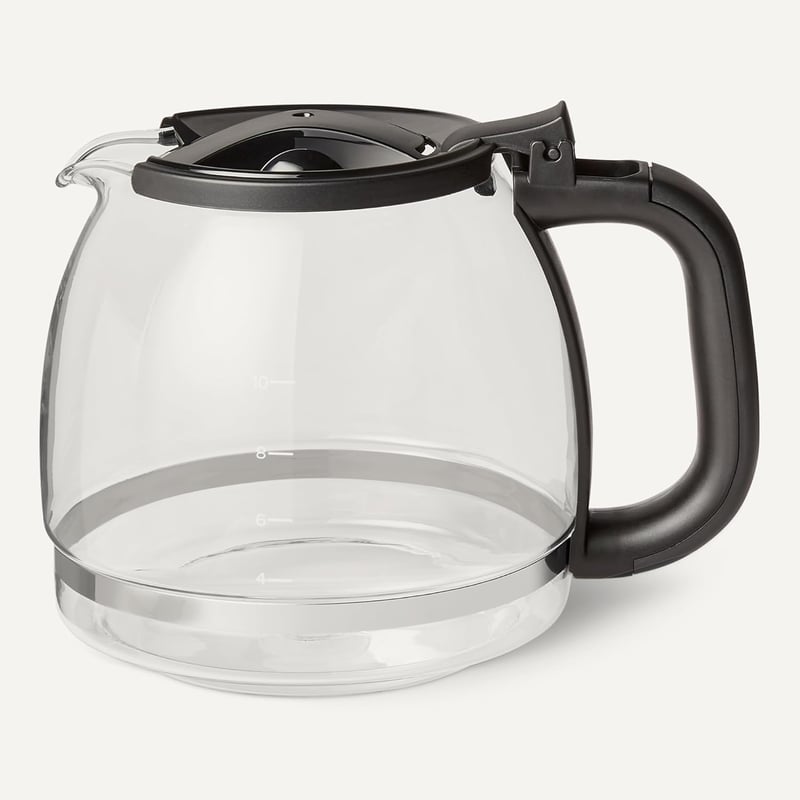 Amazon Basics Üveg Kávéfőző Kancsó Fedővel 1,25L 10 Csészés Kapacitás