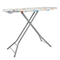 Masă de călcat Amazon Basics cu suport pentru fier de călcat în formă de H, înălțime reglabilă până la 97 cm, 122 x 43 cm, gri 1