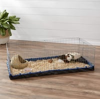 Klietka pre hlodavce Amazon Basics s plátenným dnom, modrá - 118x35x60 cm 7