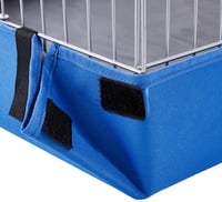 Klietka pre hlodavce Amazon Basics s plátenným dnom, modrá - 118x35x60 cm 4
