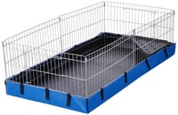 Klietka pre hlodavce Amazon Basics s plátenným dnom, modrá - 118x35x60 cm 1