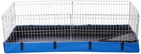 Klietka pre hlodavce Amazon Basics s plátenným dnom, modrá - 118x35x60 cm 2