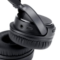Căști wireless over-ear Amazon Basics cu Bluetooth 5.1, 35 de ore de redare, ușoare, reglabile, pentru călătorii, birou, telefon, PC, negru 5