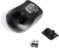 Amazon Basics Vezeték nélküli számítógépes egér USB nano vevővel - black 4