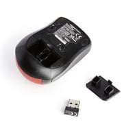 Mouse wireless Amazon Basics cu receptor USB nano, roșu 4