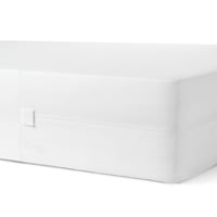 Husă de protecție pentru saltea Amazon Basics, impermeabilă, cu fermoar, protecție împotriva acarienilor și a ploșnițelor, 180x200 cm, pentru o înălțime de până la 30 cm, albă 5