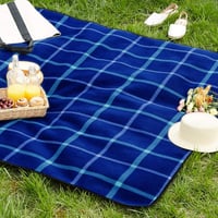 Amazon Basics Vízálló Piknik Takaró 200x200cm Sötétkék - 200 x 200 cm, Darkblue 5