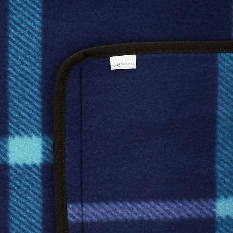 Amazon Basics Vízálló Piknik Takaró 200x200cm Sötétkék - 200 x 200 cm, Darkblue