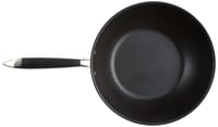 Panvica Wok Amazon Basics 28 cm z nehrdzavejúcej ocele 304 s nepriľnavým povrchom na indukčnú varnú dosku, čierna 3